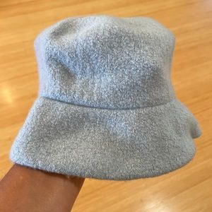 J. Crew Light Blue 100% Wool Cloche Hat NEW
